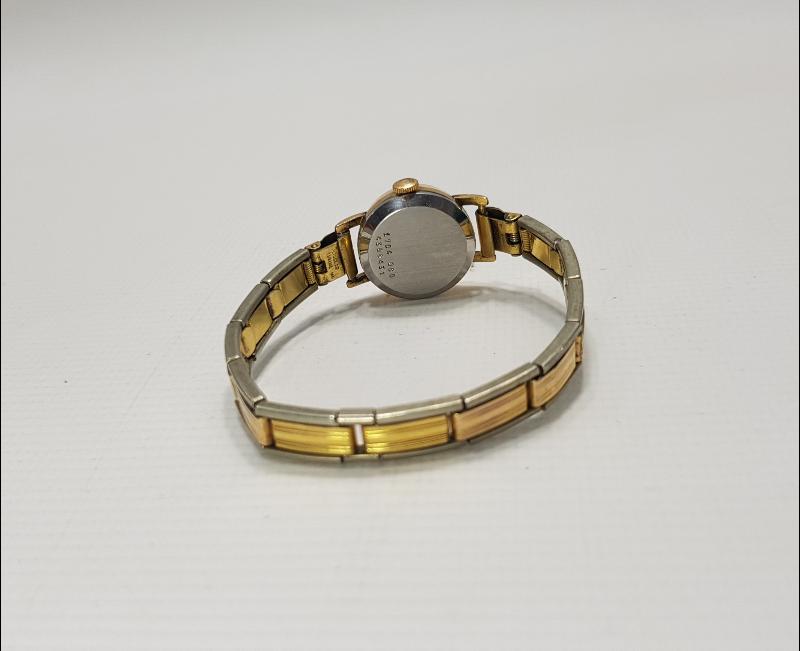 ALTIN KAPLAMA SAFİR CAMLI CERTINA KOL SAATİ 