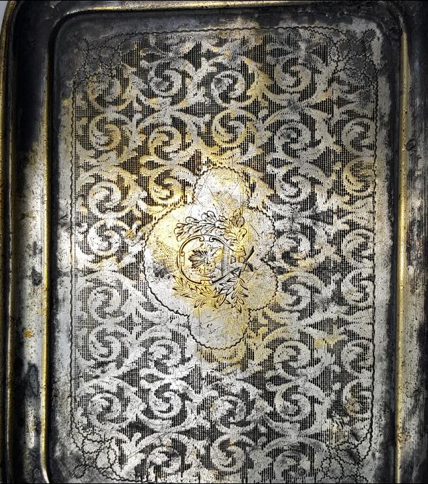 EL İŞLEMELİ KAHVE TEPSİSİ