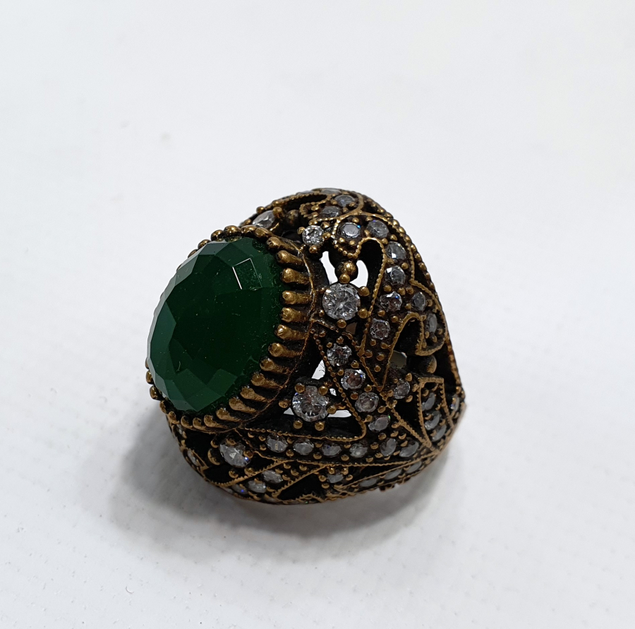 NOSTALJİK FORMDA GÜMÜŞ HÜRREM YÜZÜĞÜ