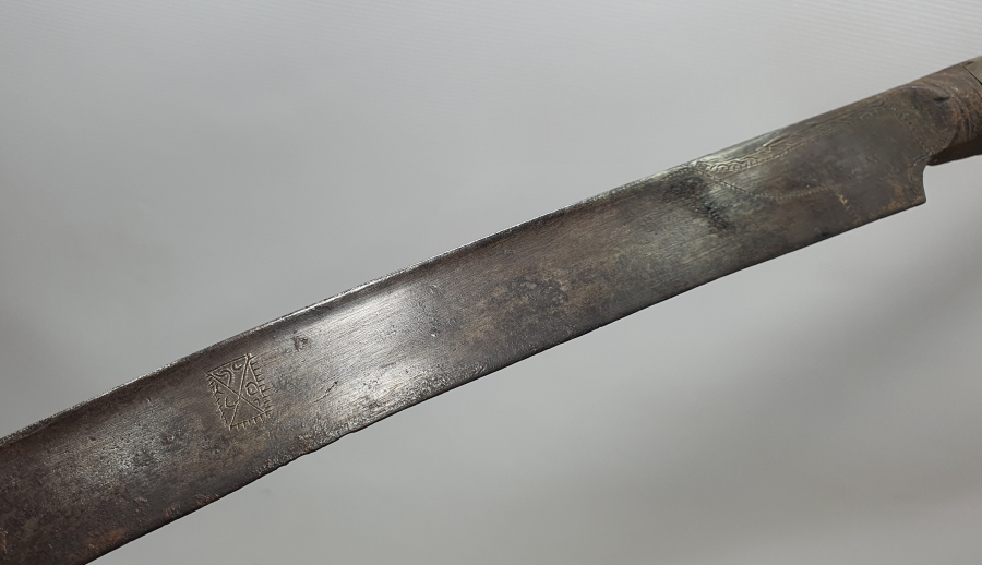 OSMANLI DÖNEMİ 1265 (1845) TARİHLİ DEV BOY SAVAŞ KILICI