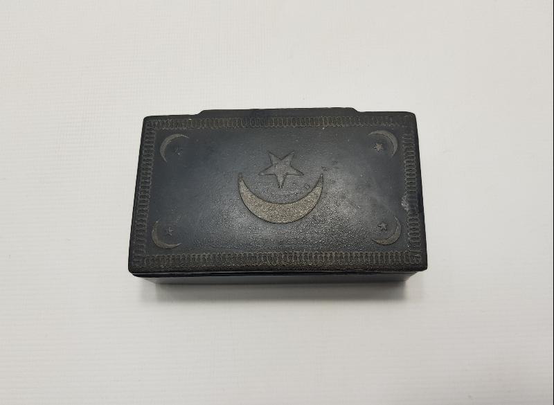 OSMANLI DÖNEMİ AY YILDIZLI PAPIER MACHE KUTU