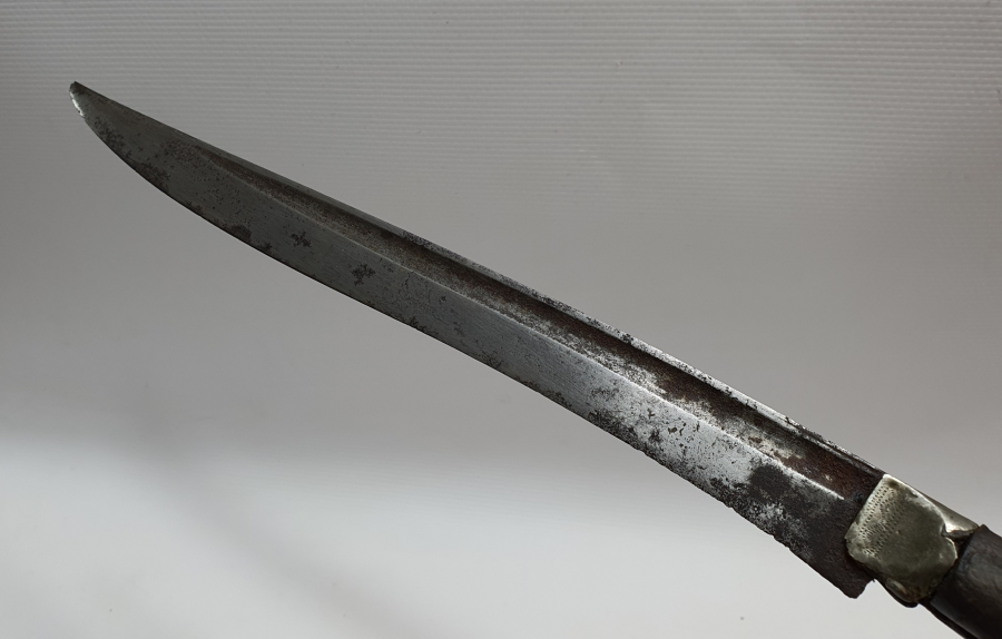 OSMANLI DÖNEMİ BOYNUZ SAPLI YILAN DİLLİ KUŞAK KAMASI