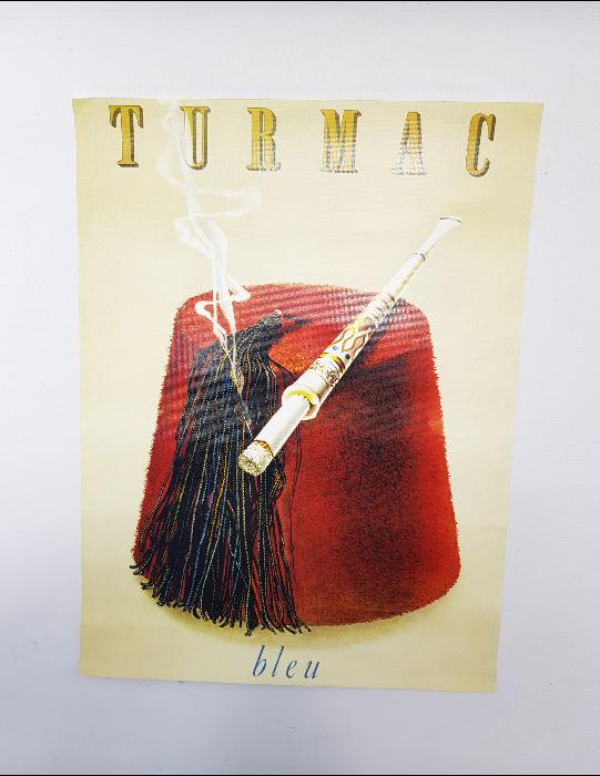 OSMANLI DÖNEMİ ÇİL KONDÜSYONDA TURMAC BLEU AFİŞ