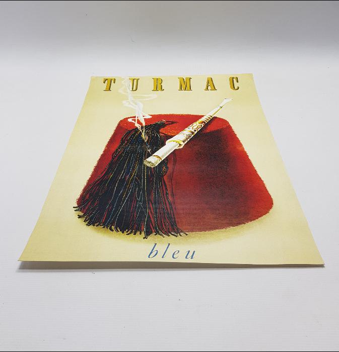 OSMANLI DÖNEMİ ÇİL KONDÜSYONDA TURMAC BLEU AFİŞ