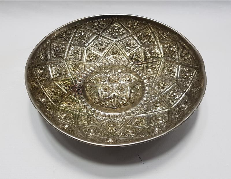 OSMANLI DÖNEMİ GÜMÜŞ KAPLAMA HAMAM TASI 