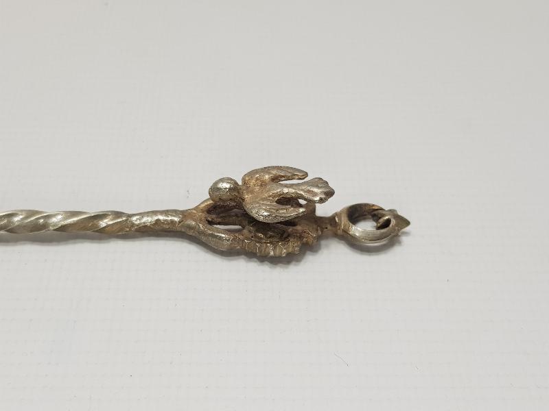 OSMANLI DÖNEMİ GÜMÜŞ MACUN KAŞIĞI 