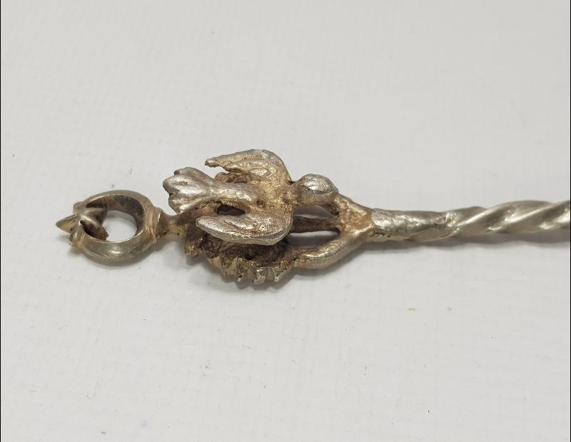 OSMANLI DÖNEMİ GÜMÜŞ MACUN KAŞIĞI 