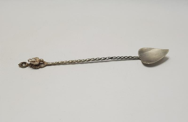 OSMANLI DÖNEMİ GÜMÜŞ MACUN KAŞIĞI 