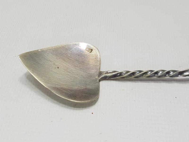 OSMANLI DÖNEMİ GÜMÜŞ MACUN KAŞIĞI 