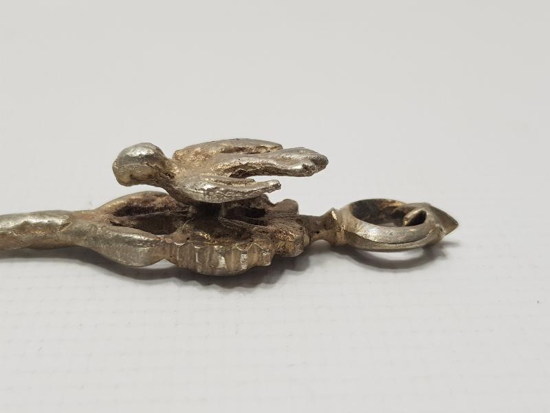 OSMANLI DÖNEMİ GÜMÜŞ MACUN KAŞIĞI 