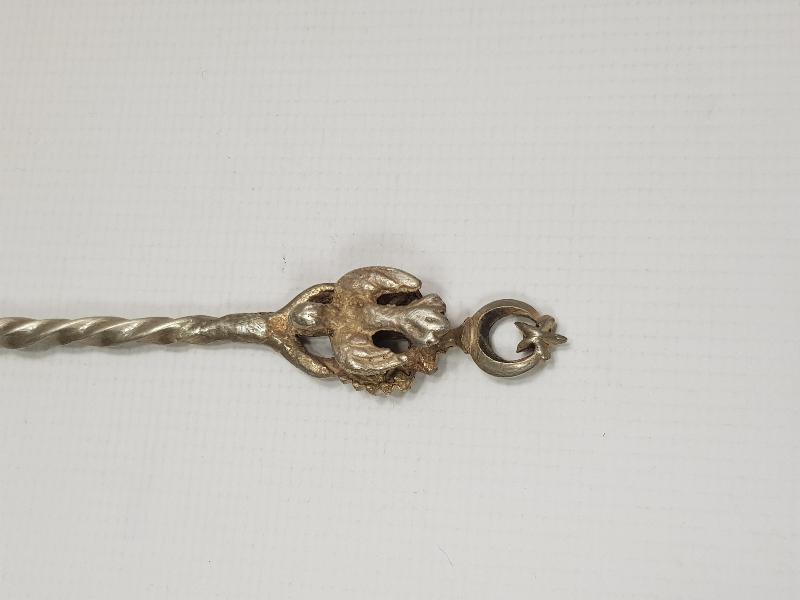 OSMANLI DÖNEMİ GÜMÜŞ MACUN KAŞIĞI 