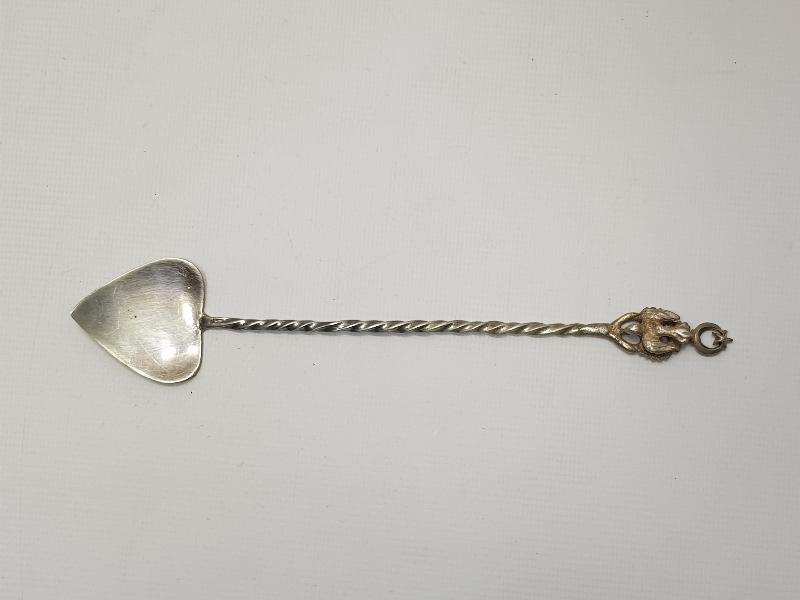 OSMANLI DÖNEMİ GÜMÜŞ MACUN KAŞIĞI 