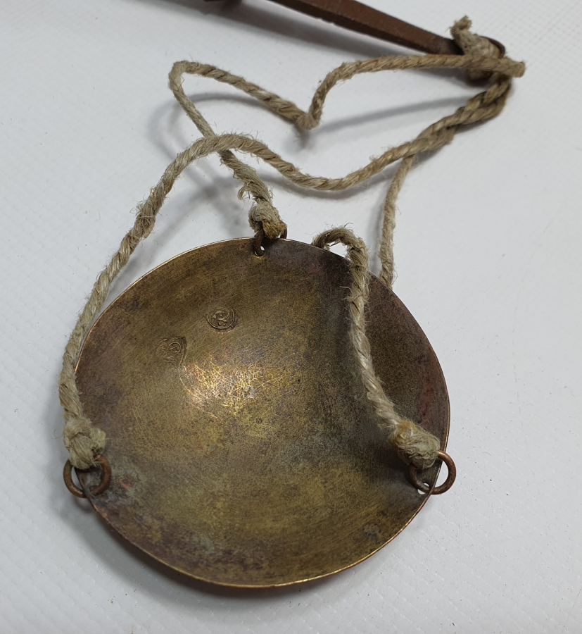 OSMANLI DÖNEMİ KEFELERİ DAMGALI KUYUMCU TERAZİSİ