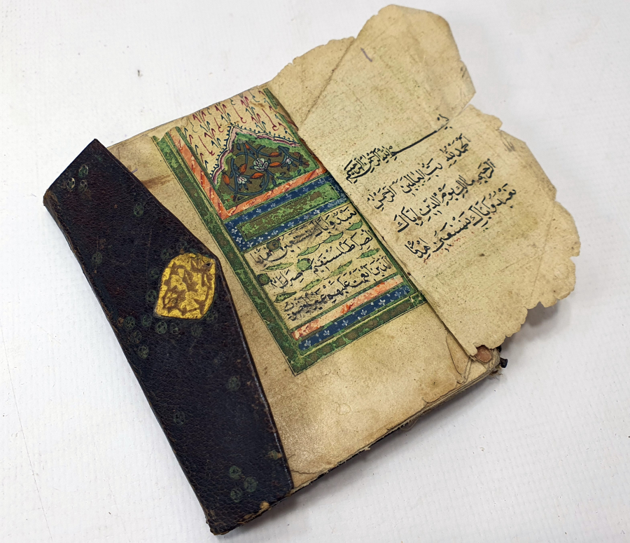 OSMANLI DÖNEMİ KETEBELİ VE TARİHLİ EL YAZMA ENAMI ŞERİF