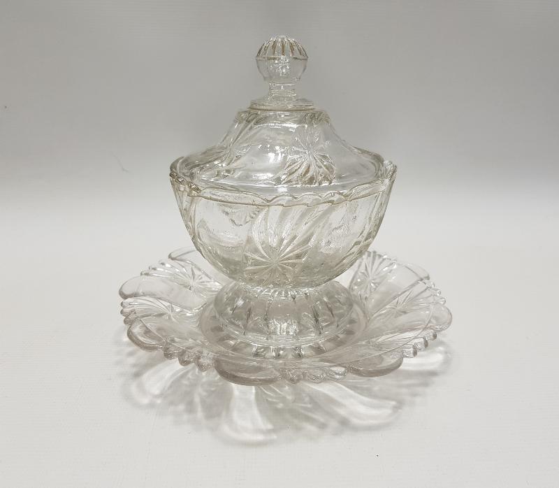 OSMANLI DÖNEMİ KRİSTAL CAM SAKIZLIK 