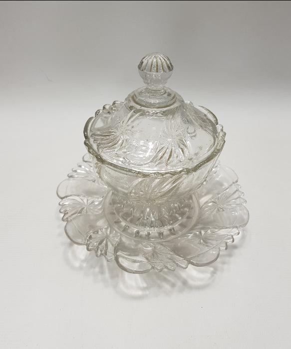 OSMANLI DÖNEMİ KRİSTAL CAM SAKIZLIK 