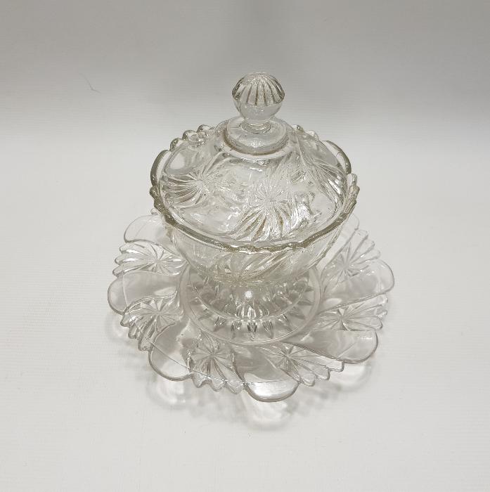 OSMANLI DÖNEMİ KRİSTAL CAM SAKIZLIK 