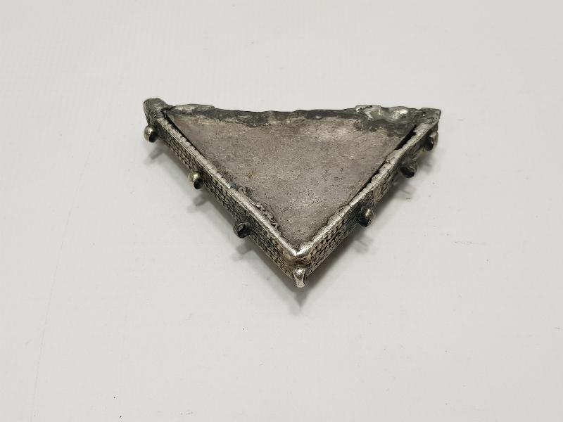 OSMANLI DÖNEMİ MERCAN TAŞLARLA SÜSLÜ GÜMÜŞ HAMAYIL 