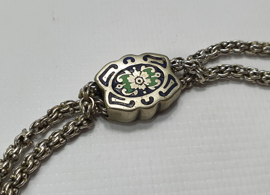 OSMANLI DÖNEMİ MİNELİ SÜRGÜLÜ ARNAVUT ZİNCİRİ CEP SAATİ KÖSTEĞİ