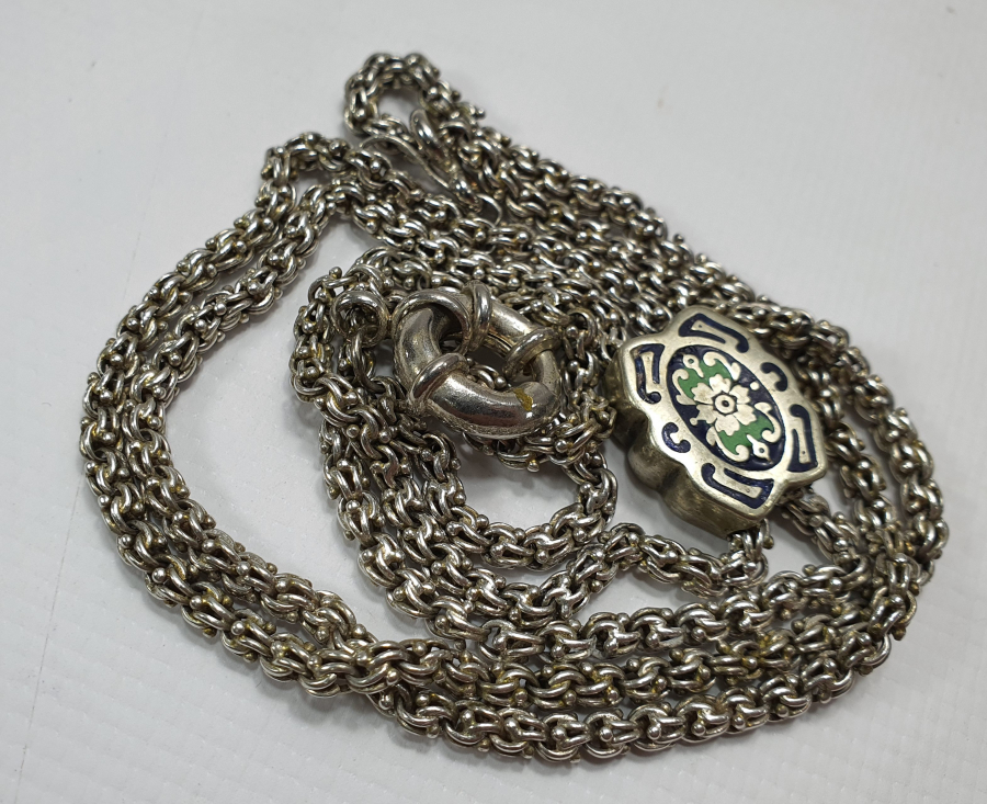 OSMANLI DÖNEMİ MİNELİ SÜRGÜLÜ ARNAVUT ZİNCİRİ CEP SAATİ KÖSTEĞİ