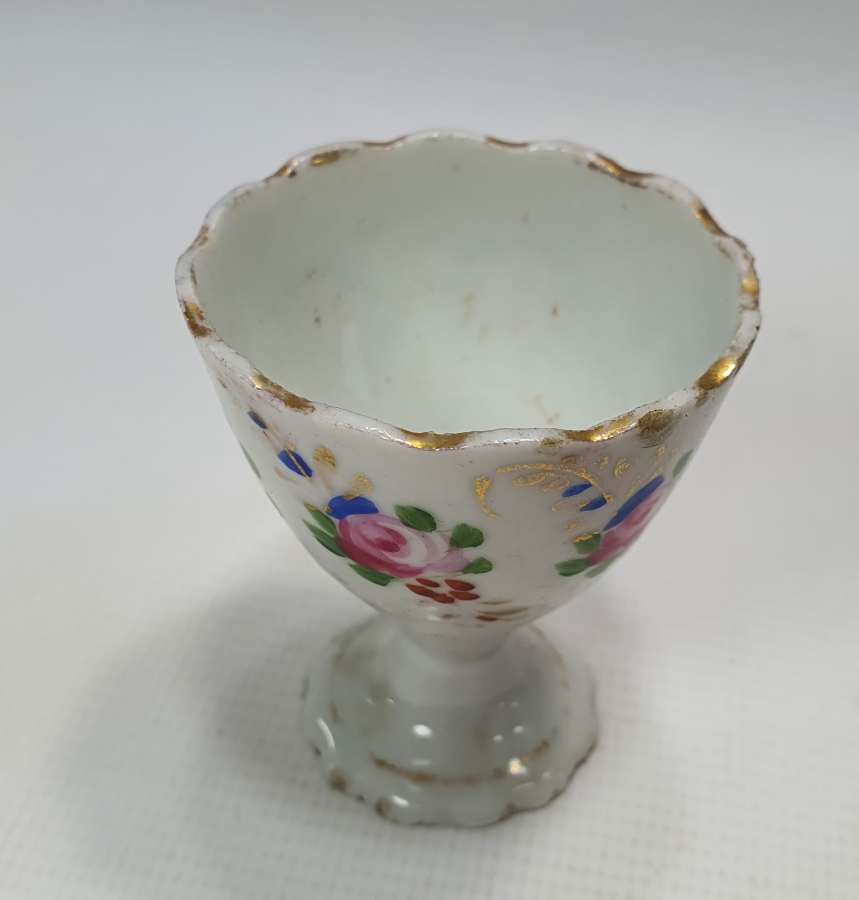 OSMANLI DÖNEMİ NADİR FORMDA PORSELEN FİNCAN ZARFI