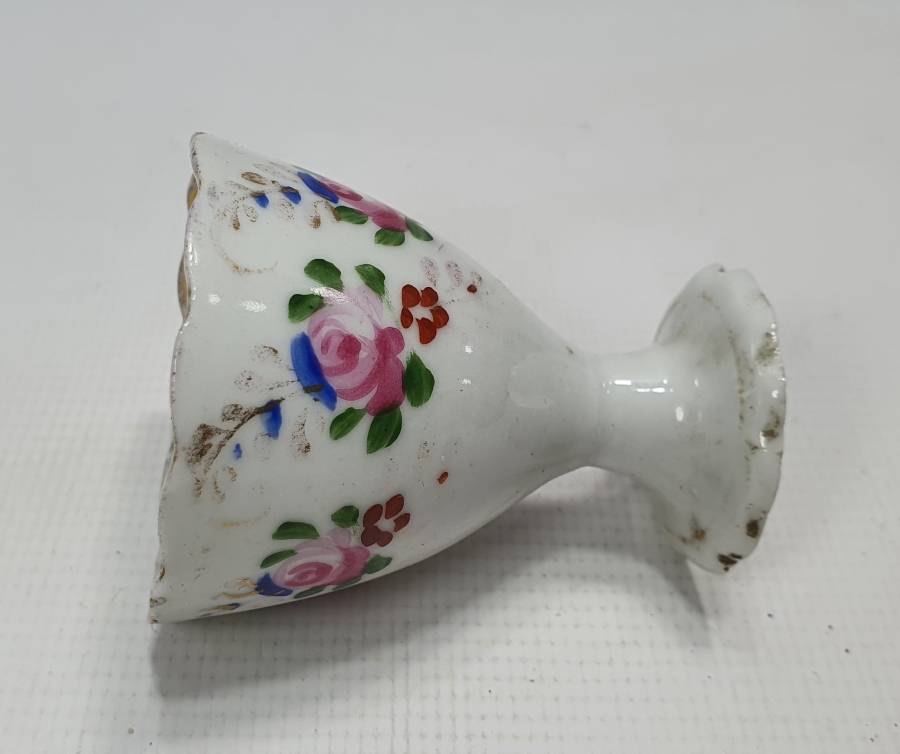 OSMANLI DÖNEMİ NADİR FORMDA PORSELEN FİNCAN ZARFI