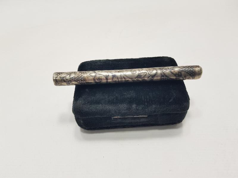 OSMANLI DÖNEMİ SAVATLI GÜMÜŞ AĞIZLIK 