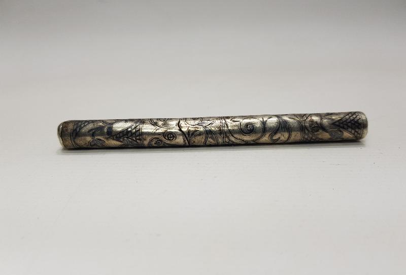 OSMANLI DÖNEMİ SAVATLI GÜMÜŞ AĞIZLIK 