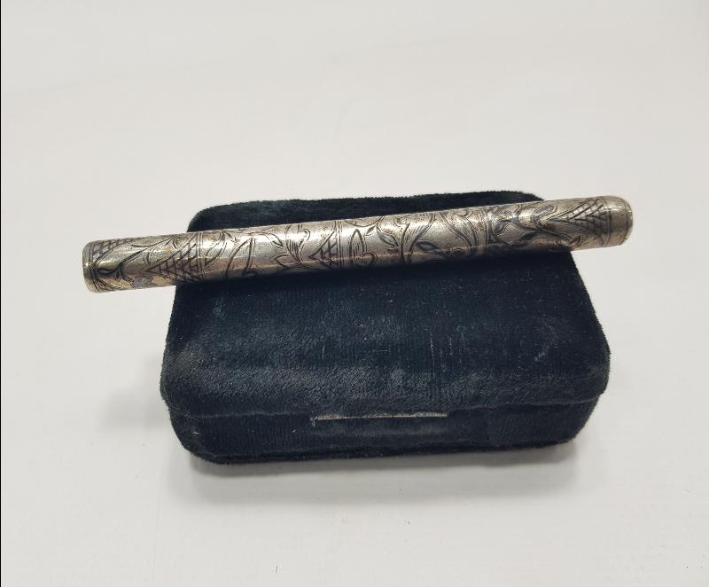 OSMANLI DÖNEMİ SAVATLI GÜMÜŞ AĞIZLIK 