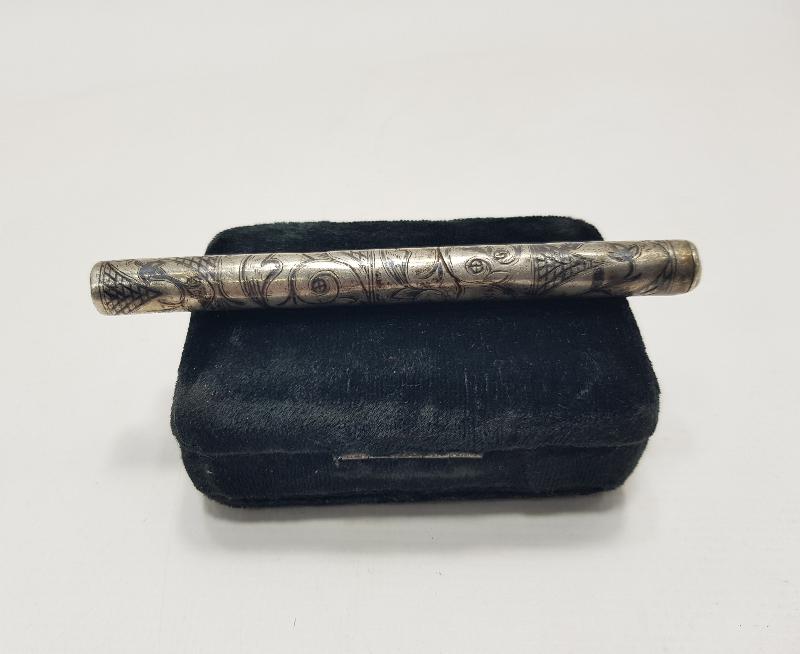 OSMANLI DÖNEMİ SAVATLI GÜMÜŞ AĞIZLIK 