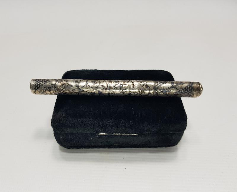 OSMANLI DÖNEMİ SAVATLI GÜMÜŞ AĞIZLIK 