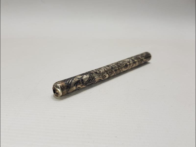 OSMANLI DÖNEMİ SAVATLI GÜMÜŞ AĞIZLIK 