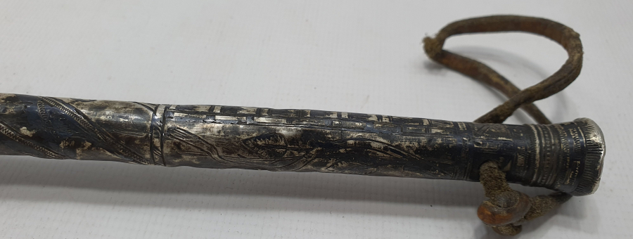 OSMANLI DÖNEMİ SAVATLI VAN YAPIMI AĞA İŞİ GÜMÜŞ KIRBAÇ