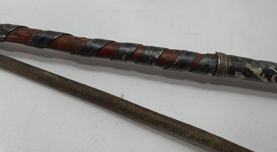 OSMANLI DÖNEMİ SAVATLI VAN YAPIMI AĞA İŞİ GÜMÜŞ KIRBAÇ