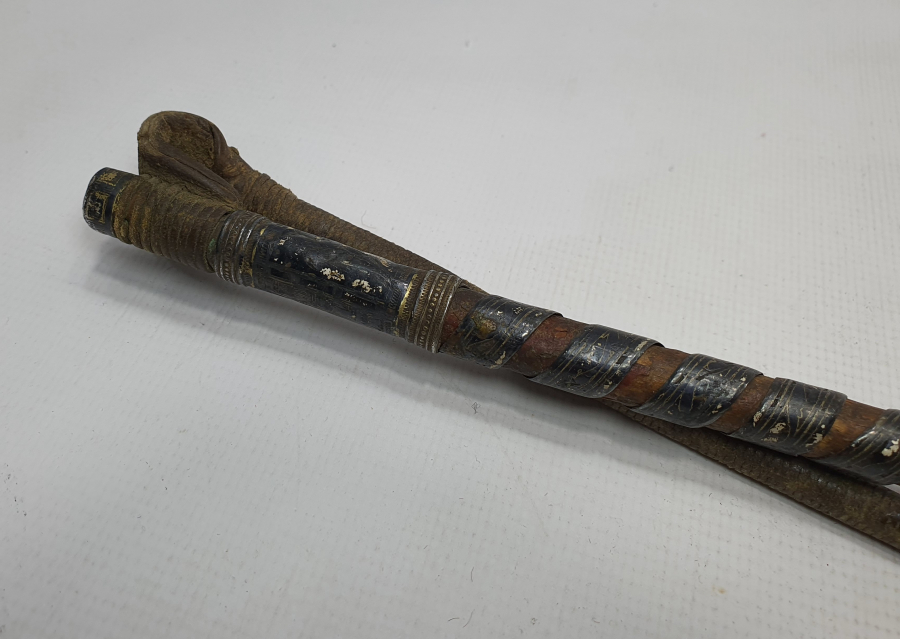 OSMANLI DÖNEMİ SAVATLI VAN YAPIMI AĞA İŞİ GÜMÜŞ KIRBAÇ