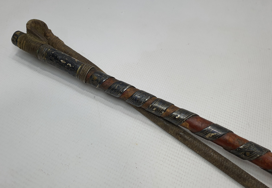 OSMANLI DÖNEMİ SAVATLI VAN YAPIMI AĞA İŞİ GÜMÜŞ KIRBAÇ