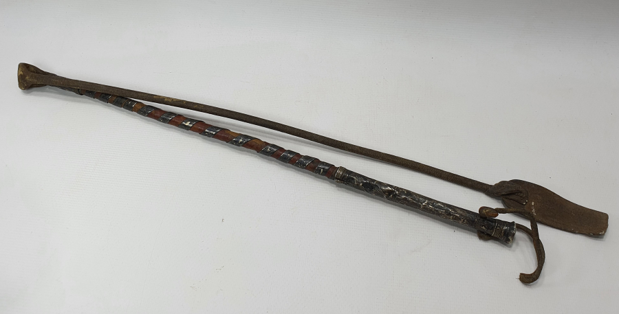 OSMANLI DÖNEMİ SAVATLI VAN YAPIMI AĞA İŞİ GÜMÜŞ KIRBAÇ