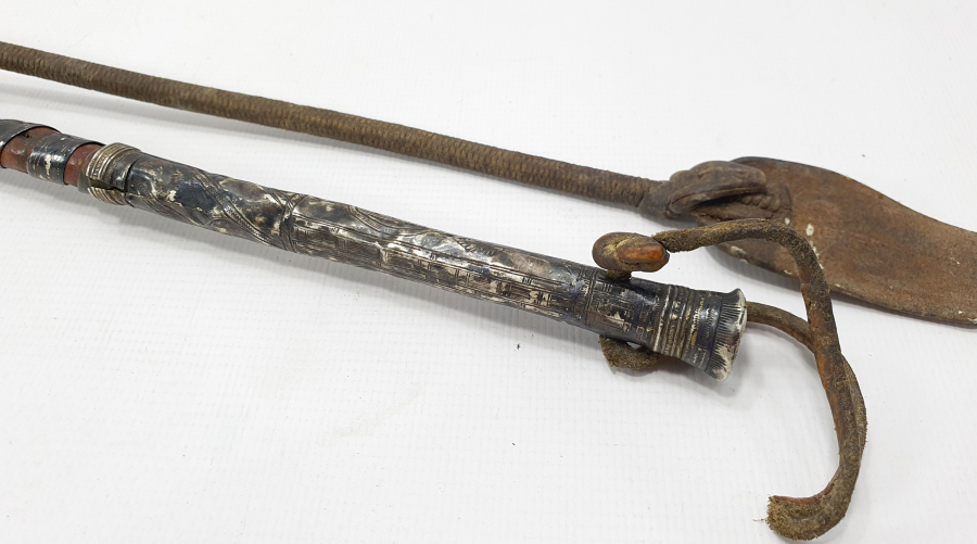 OSMANLI DÖNEMİ SAVATLI VAN YAPIMI AĞA İŞİ GÜMÜŞ KIRBAÇ