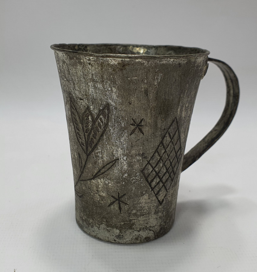 OSMANLI DÖNEMİ ÜZERİ İŞLEMELİ BARDAK 