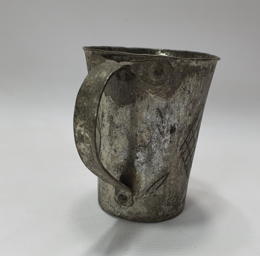 OSMANLI DÖNEMİ ÜZERİ İŞLEMELİ BARDAK 