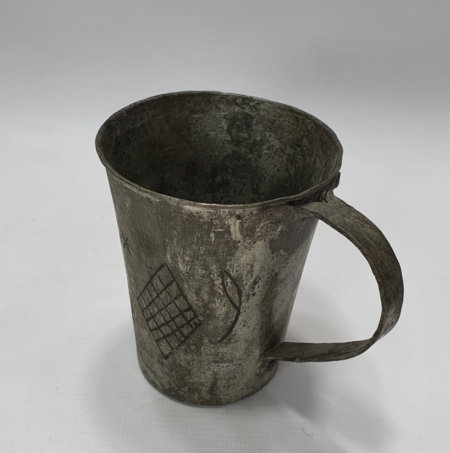 OSMANLI DÖNEMİ ÜZERİ İŞLEMELİ BARDAK 