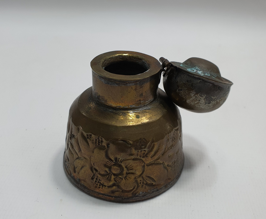 OSMANLI DÖNEMİ ÜZERİ KABARTMA İŞÇİLİKLİ HOKKA