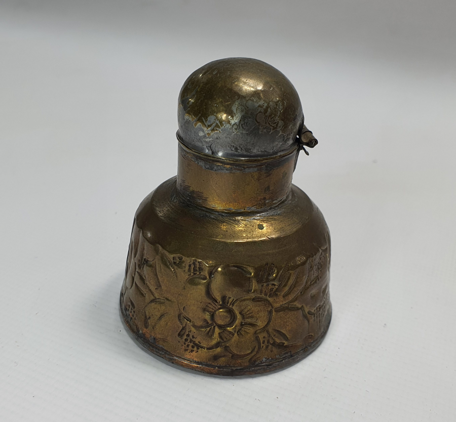 OSMANLI DÖNEMİ ÜZERİ KABARTMA İŞÇİLİKLİ HOKKA