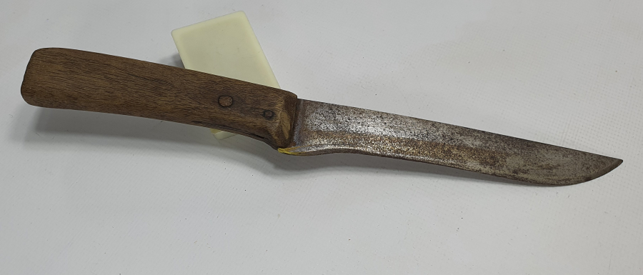 OSMANLI DÖNEMİ ÜZERİ OSMANLICA BURSA YAZILI BOĞAZ BIÇAĞI