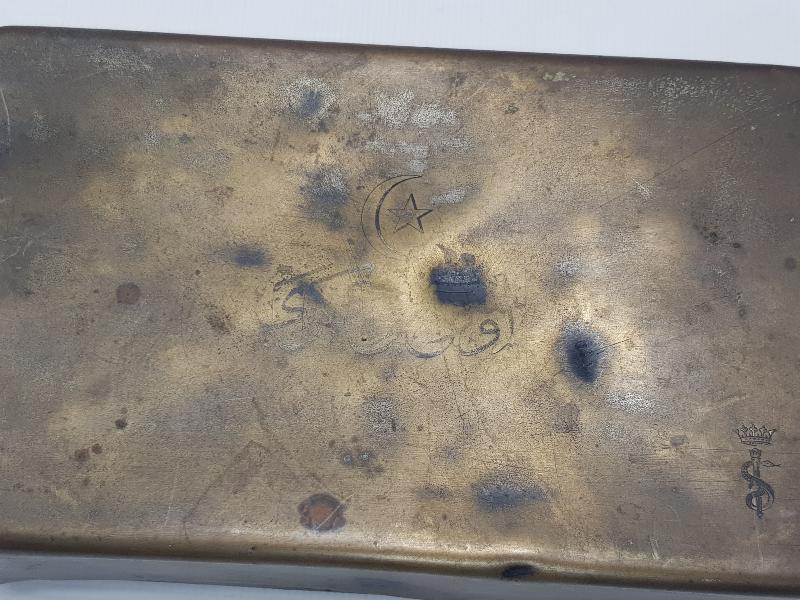 OSMANLICA YAZILI ASKERİ VETERİNER TIBBİ KUTU 