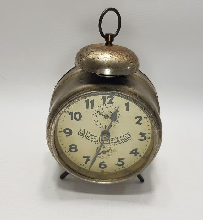 OSMANLICA YAZILI MASA SAATİ 