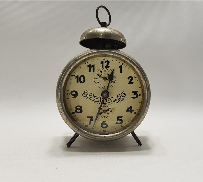 OSMANLICA YAZILI MASA SAATİ 