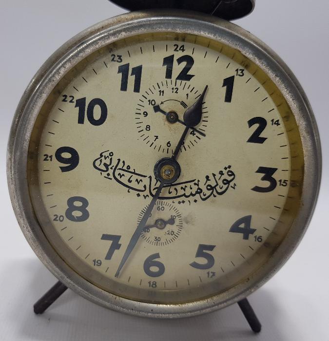 OSMANLICA YAZILI MASA SAATİ 