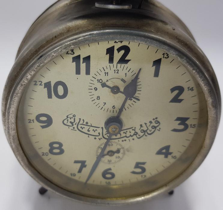 OSMANLICA YAZILI MASA SAATİ 