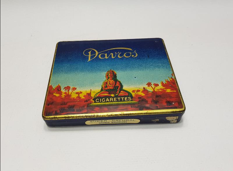 SAMSOUN & SMYRNA YAZILI OSMANLI DÖNEMİ SİGARA KUTUSU 